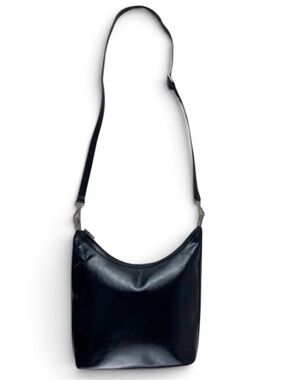 💙 Vintage Gucci Dark Navy Leather Shoulder Bag
